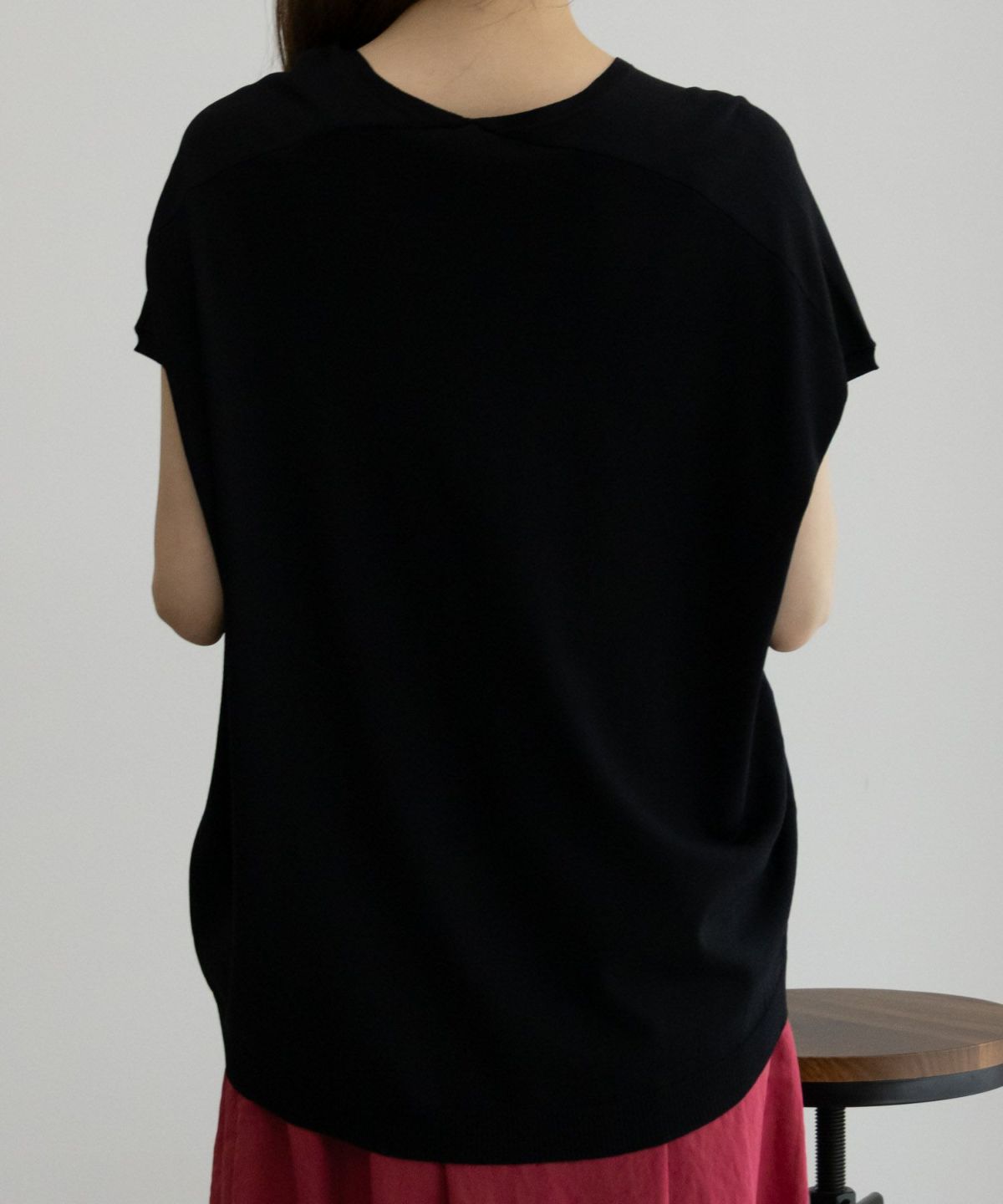 HusHusH Vネックコクーンニット レディース