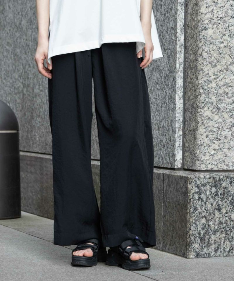 [期間限定価格]HusHusH  イージーワイドパンツ レディース商品画像-1