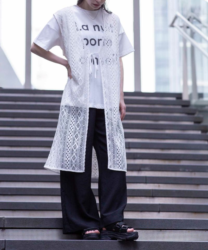 HusHusH  イージーワイドパンツ レディース商品画像-3