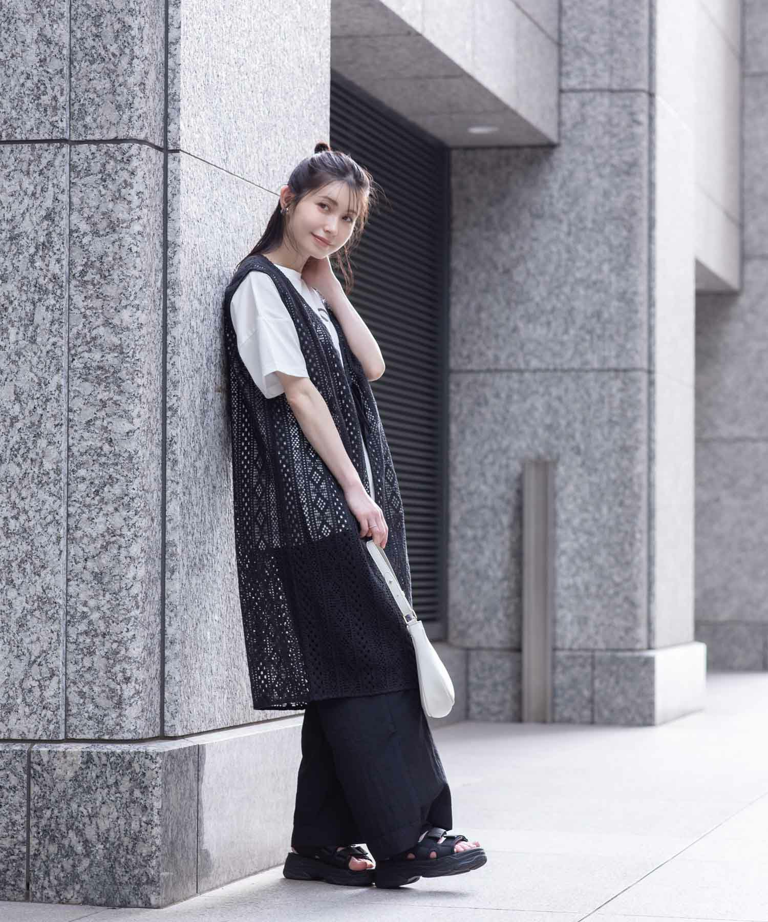 [期間限定価格]HusHusH  イージーワイドパンツ レディース商品サムネイル-4