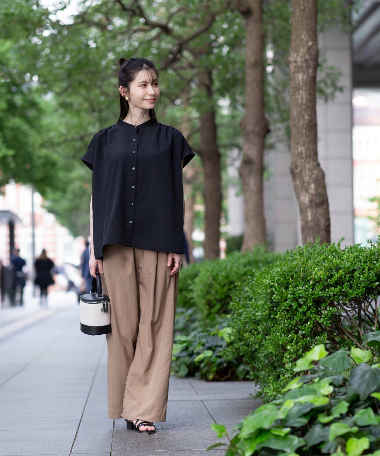 [期間限定価格]HusHusH  イージーワイドパンツ レディース商品画像-9