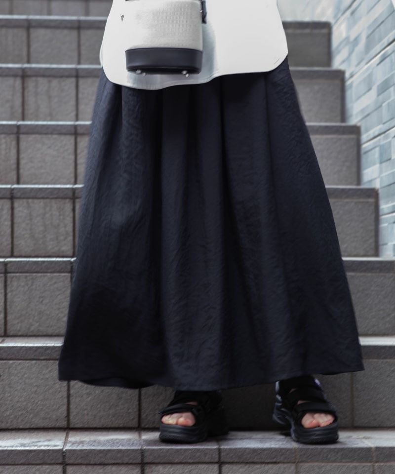 [期間限定価格]HusHusH  リラックスマキシスカート レディース商品画像-5