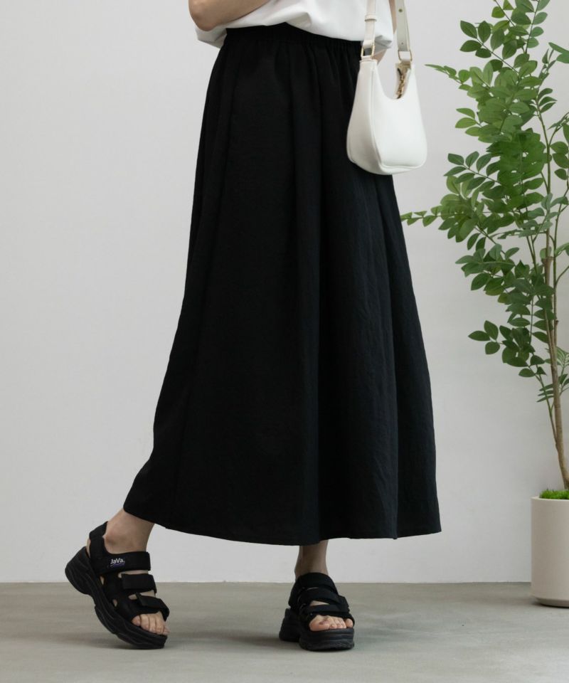 [期間限定価格]HusHusH  リラックスマキシスカート レディース商品画像-7