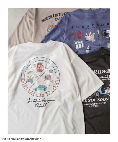 Penfield×ゆるキャン△ なでしこTシャツ メンズ ネコポス 対応商品