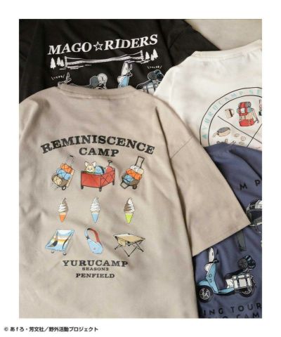 Penfield×ゆるキャン△ 回想キャンプTシャツ メンズ ネコポス 対応商品