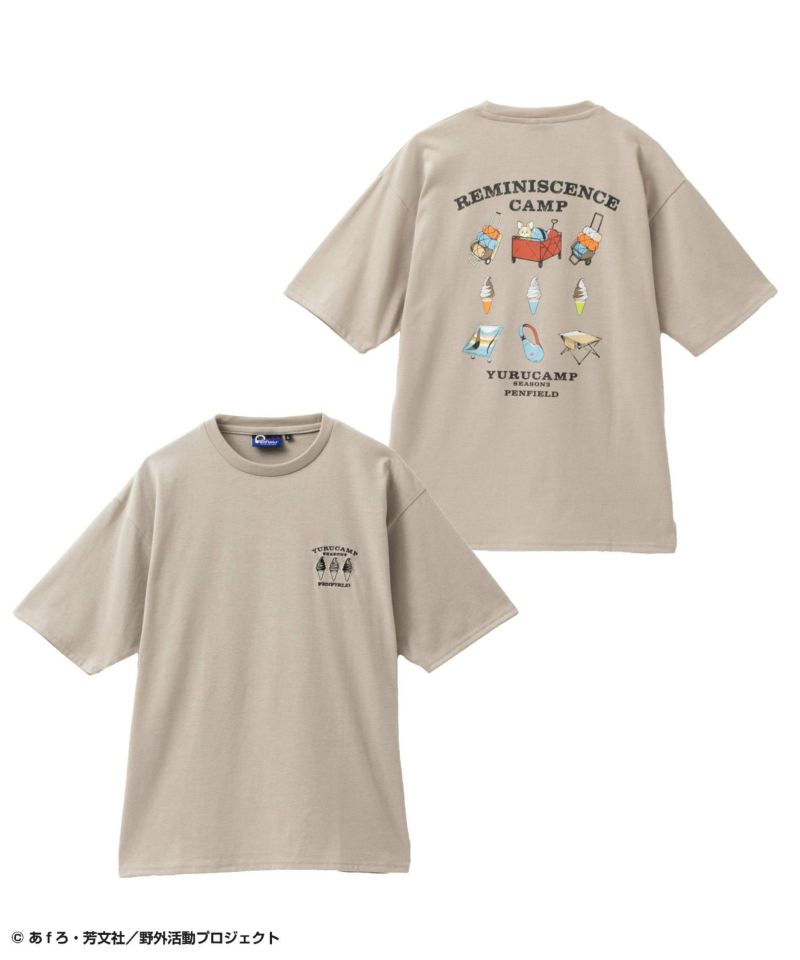 Penfield 「Penfield×ゆるキャン△ SEASON３」 回想キャンプTシャツ メンズ