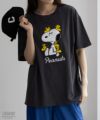 PEANUTS SNOOPY ゆるシルエットTシャツ レディース ネコポス 対応商品