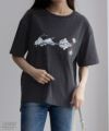 PEANUTS SNOOPY 前後差スリット入りTシャツ レディース ネコポス 対応商品