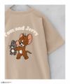 Tom and Jerry バックサガラ刺繍Tシャツ メンズ ネコポス 対応商品