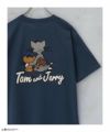 Tom and Jerry バックサガラ刺繍Tシャツ メンズ ネコポス 対応商品