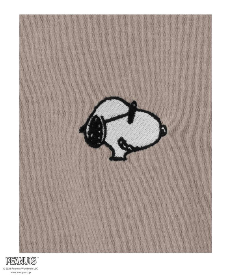 PEANUTS SNOOPY サガラ刺繍T メンズ