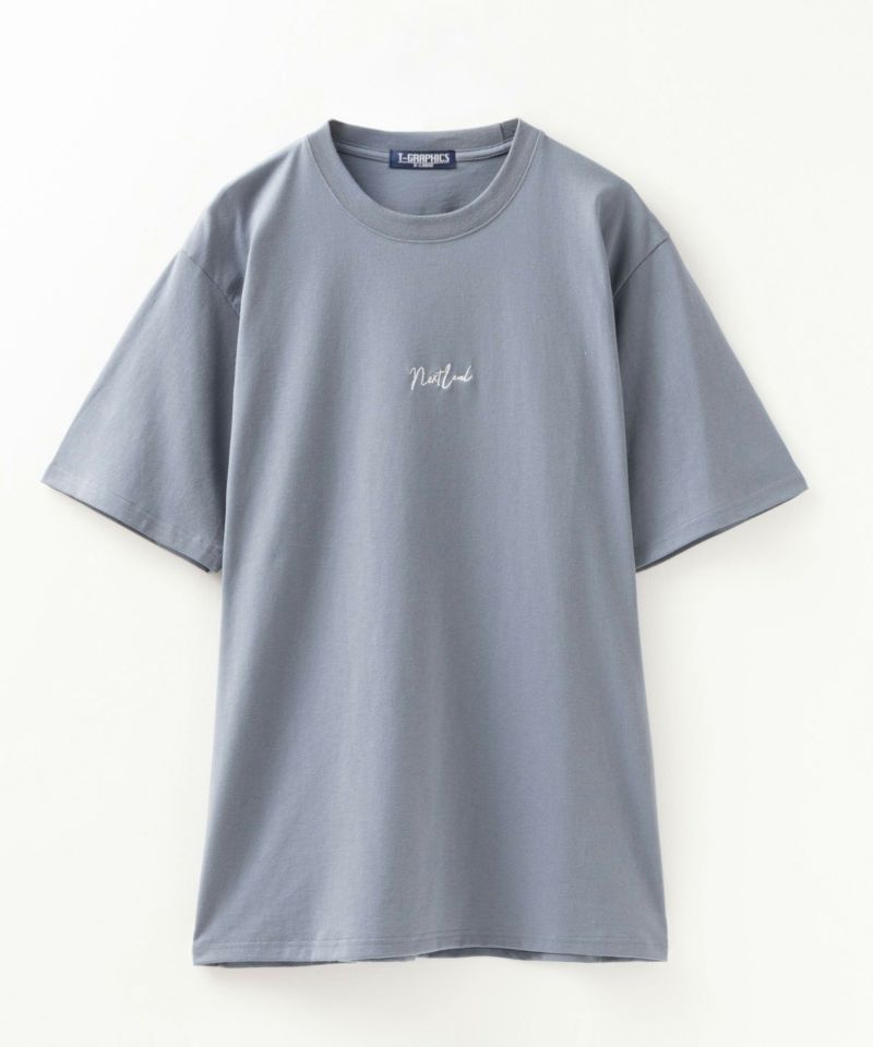 T-GRAPHICS  ロゴ刺繍半袖Tシャツ メンズ メール便 対応商品商品画像-9