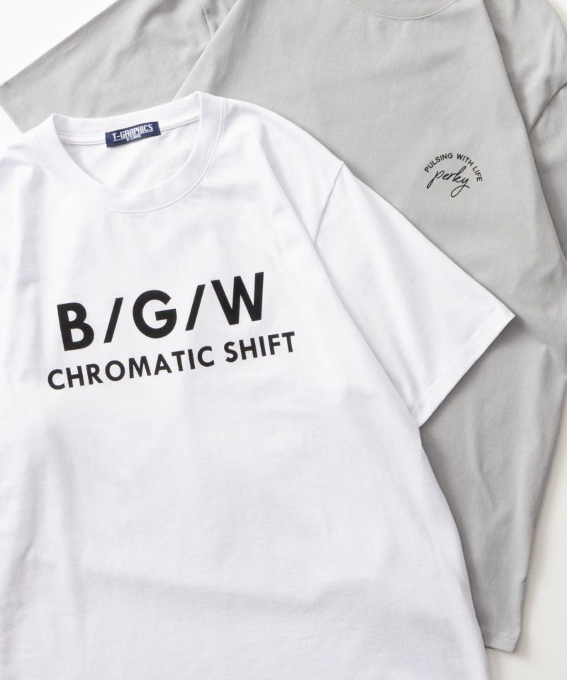 T-GRAPHICS  ロゴプリント半袖Tシャツ メンズ メール便 対応商品商品画像-1