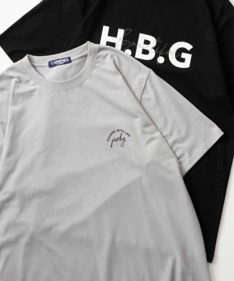 T-GRAPHICS  ロゴプリント半袖Tシャツ メンズ ネコポス 対応商品商品画像-2