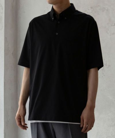 NAVY FIT  メッシュポロシャツ メンズ