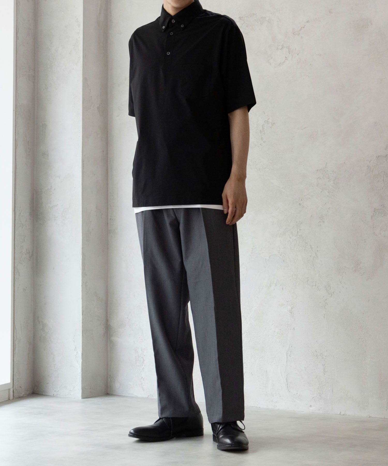 NAVY FIT  メッシュポロシャツ メンズ商品サムネイル-3