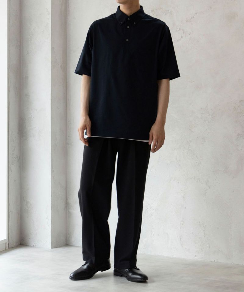 NAVY FIT メッシュポロシャツ メンズ