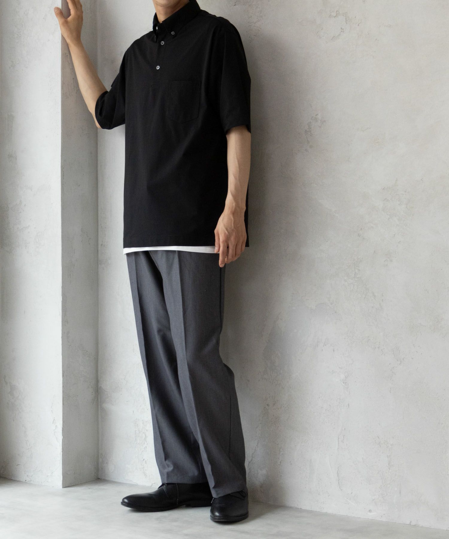 NAVY FIT  メッシュポロシャツ メンズ商品サムネイル-10