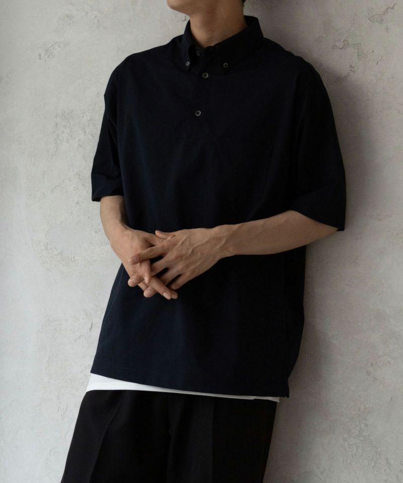 NAVY FIT  メッシュポロシャツ メンズ商品画像-11