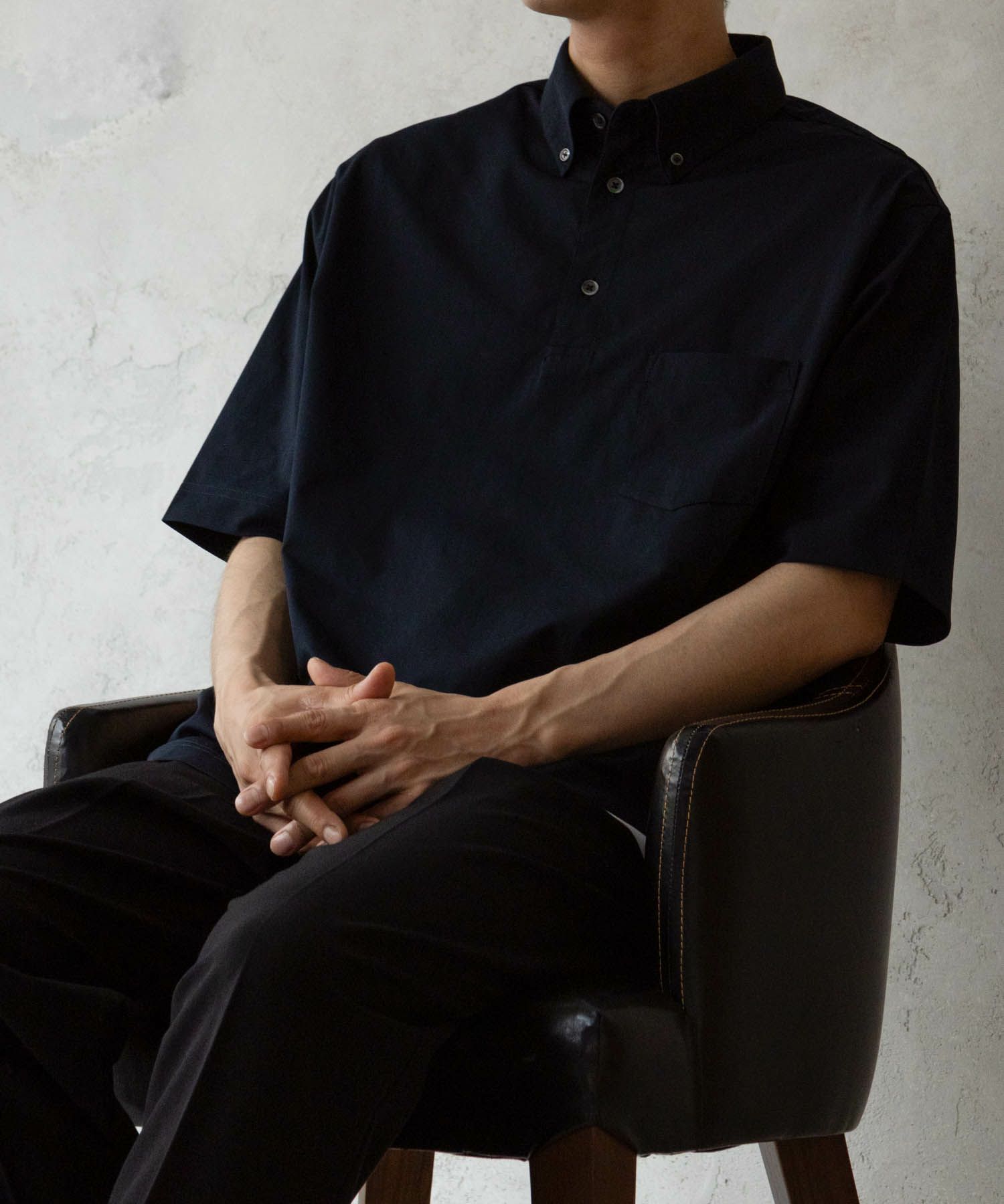 NAVY FIT  メッシュポロシャツ メンズ商品サムネイル-12