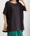 NAVY SARARI オーバー丈Tシャツ レディース ネコポス 対応商品
