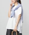 NAVY SARARI オーバー丈Tシャツ レディース ネコポス 対応商品