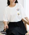 PEANUTS SNOOPY ポケット付きTシャツ レディース ネコポス 対応商品
