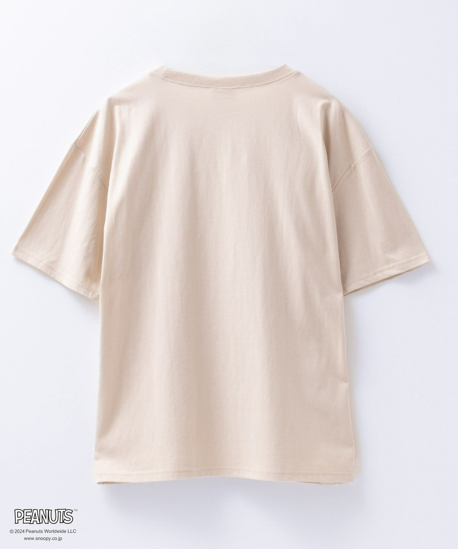 PEANUTS SNOOPY ポケット付きTシャツ レディース