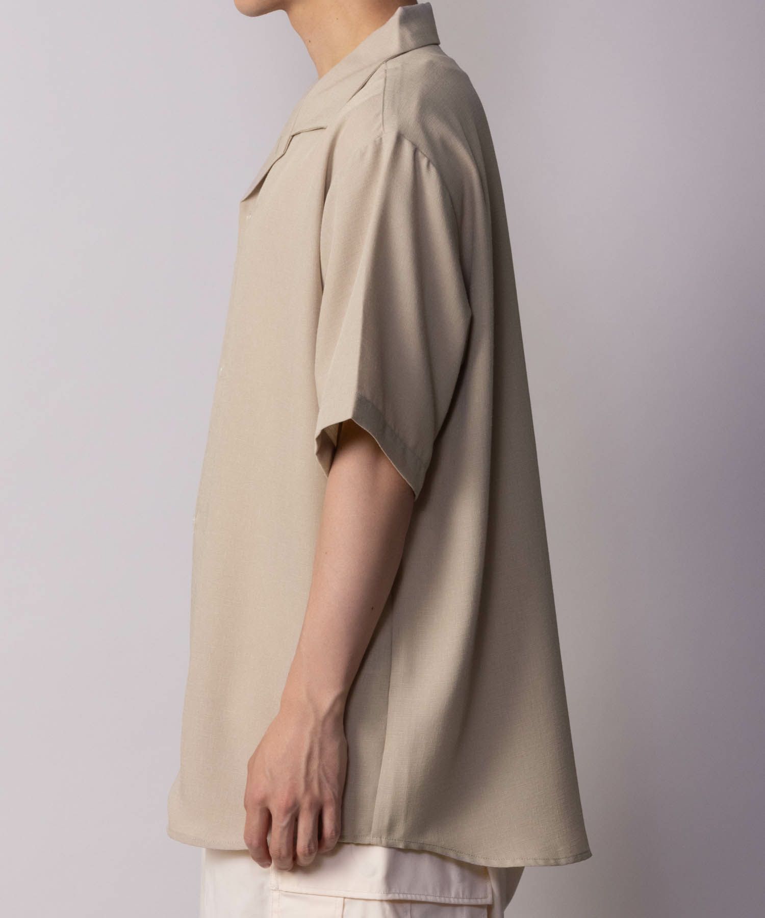 NAVY SARARI 麻調シャツ アンサンブル メンズ商品サムネイル-12