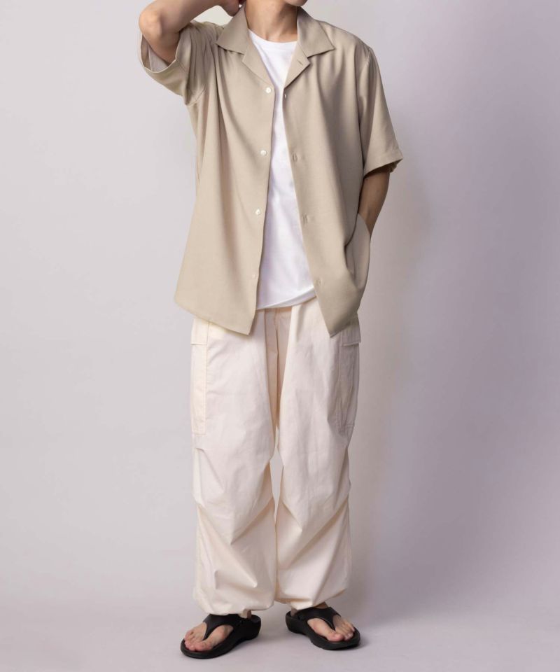 NAVY SARARI 麻調シャツ アンサンブル メンズ商品画像-15