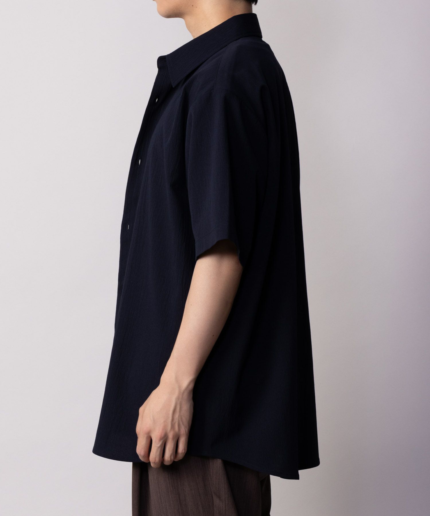 NAVY 楊柳シャツ アンサンブル メンズ