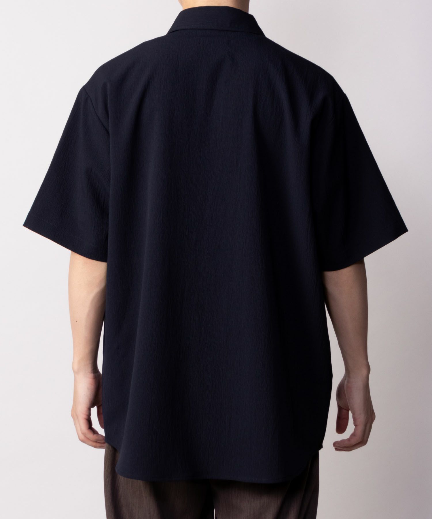 NAVY SARARI 楊柳シャツ アンサンブル メンズ商品画像-6