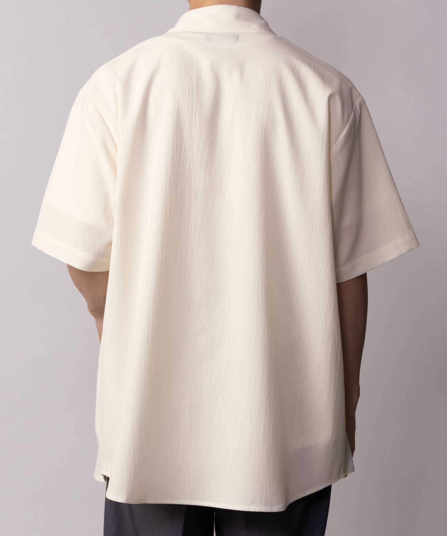 NAVY 楊柳シャツ アンサンブル メンズ