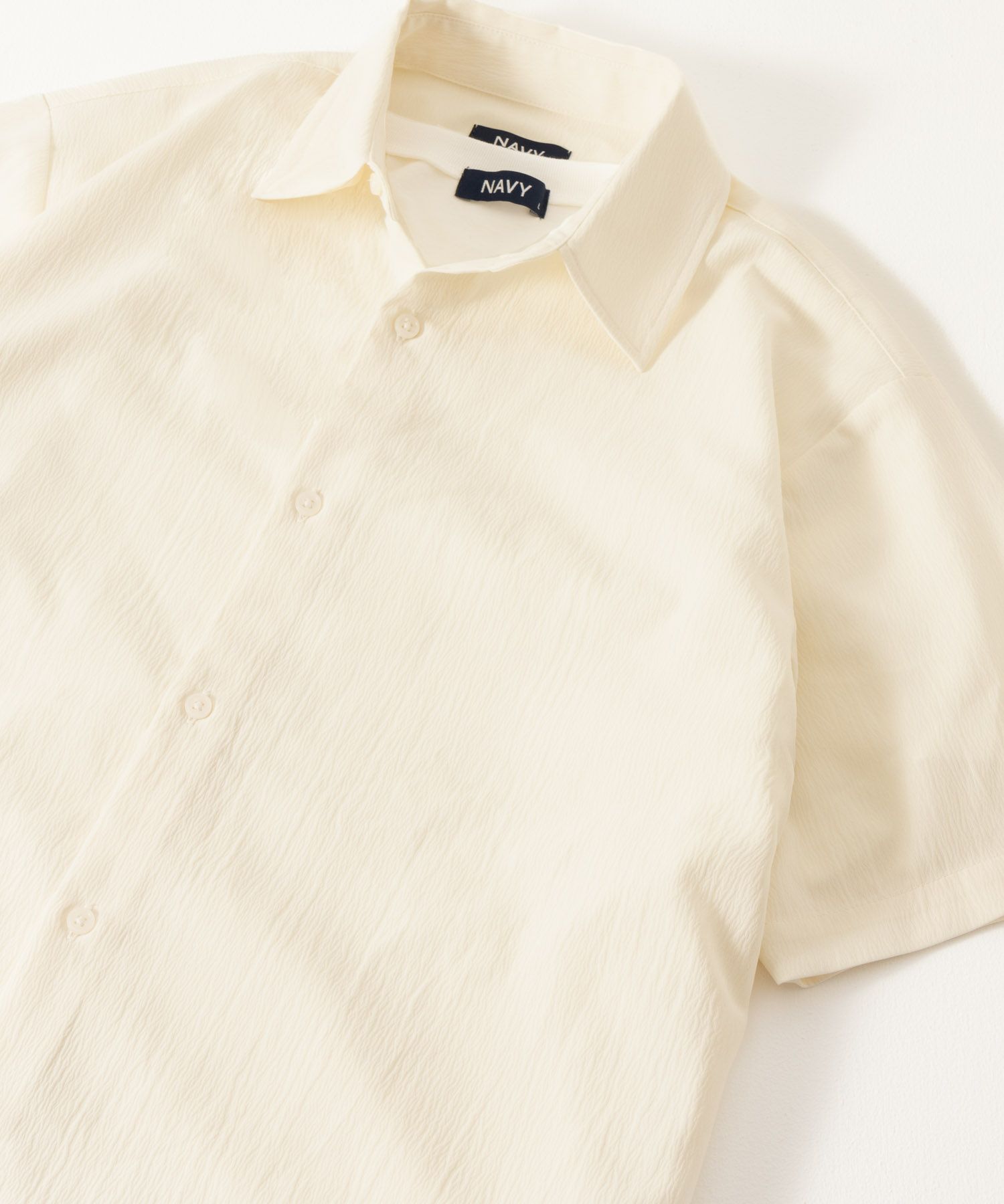 NAVY SARARI 楊柳シャツ アンサンブル メンズ商品サムネイル-20