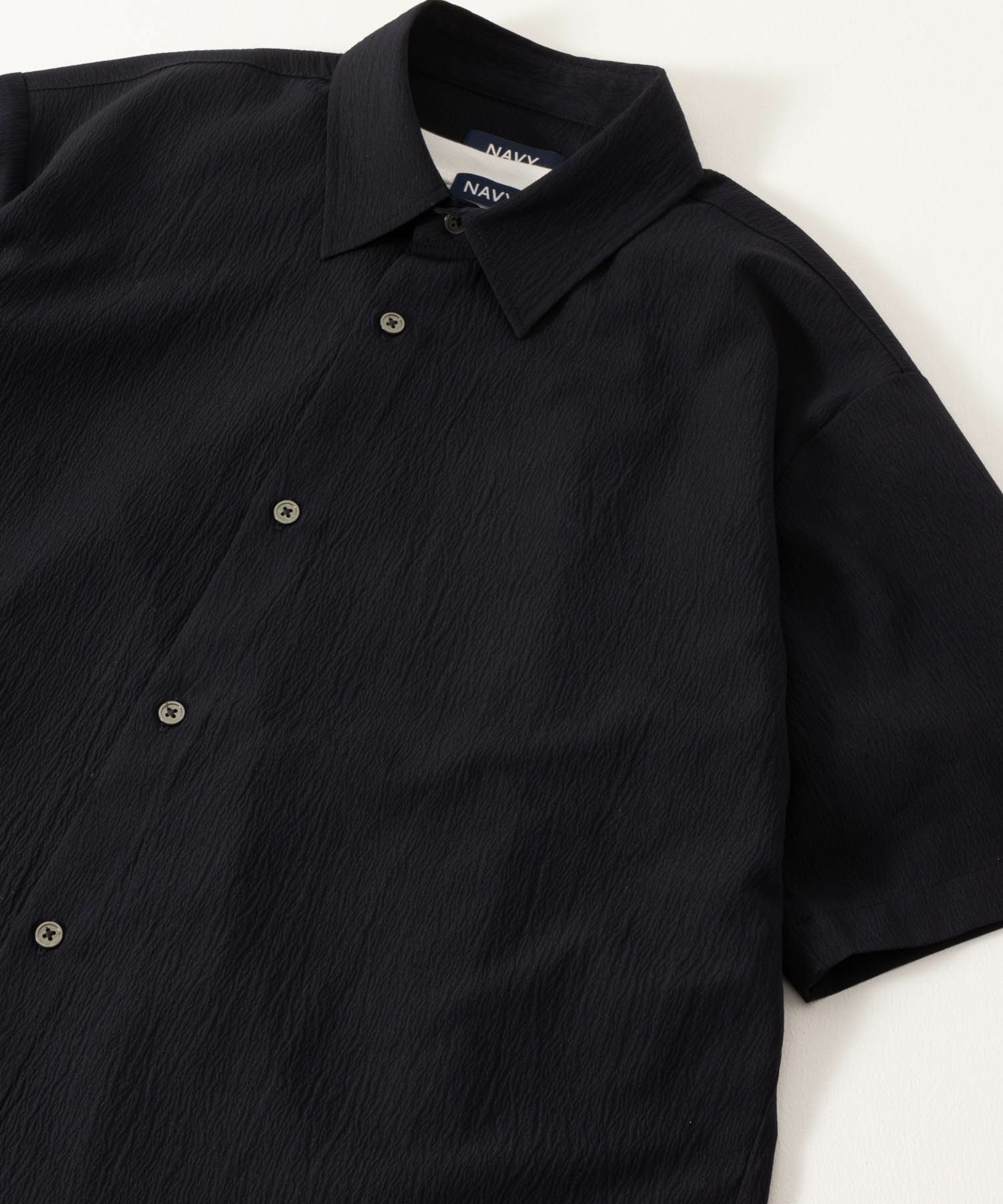 NAVY SARARI 楊柳シャツ アンサンブル メンズ商品サムネイル-21