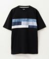 NAVY SARARI  パネル切替えＴシャツ メンズ メール便 対応商品商品サムネイル-20