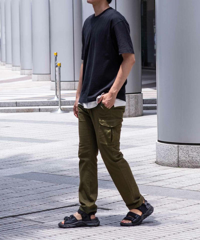 EDWIN ZED JEANS スリムカーゴパンツ メンズ