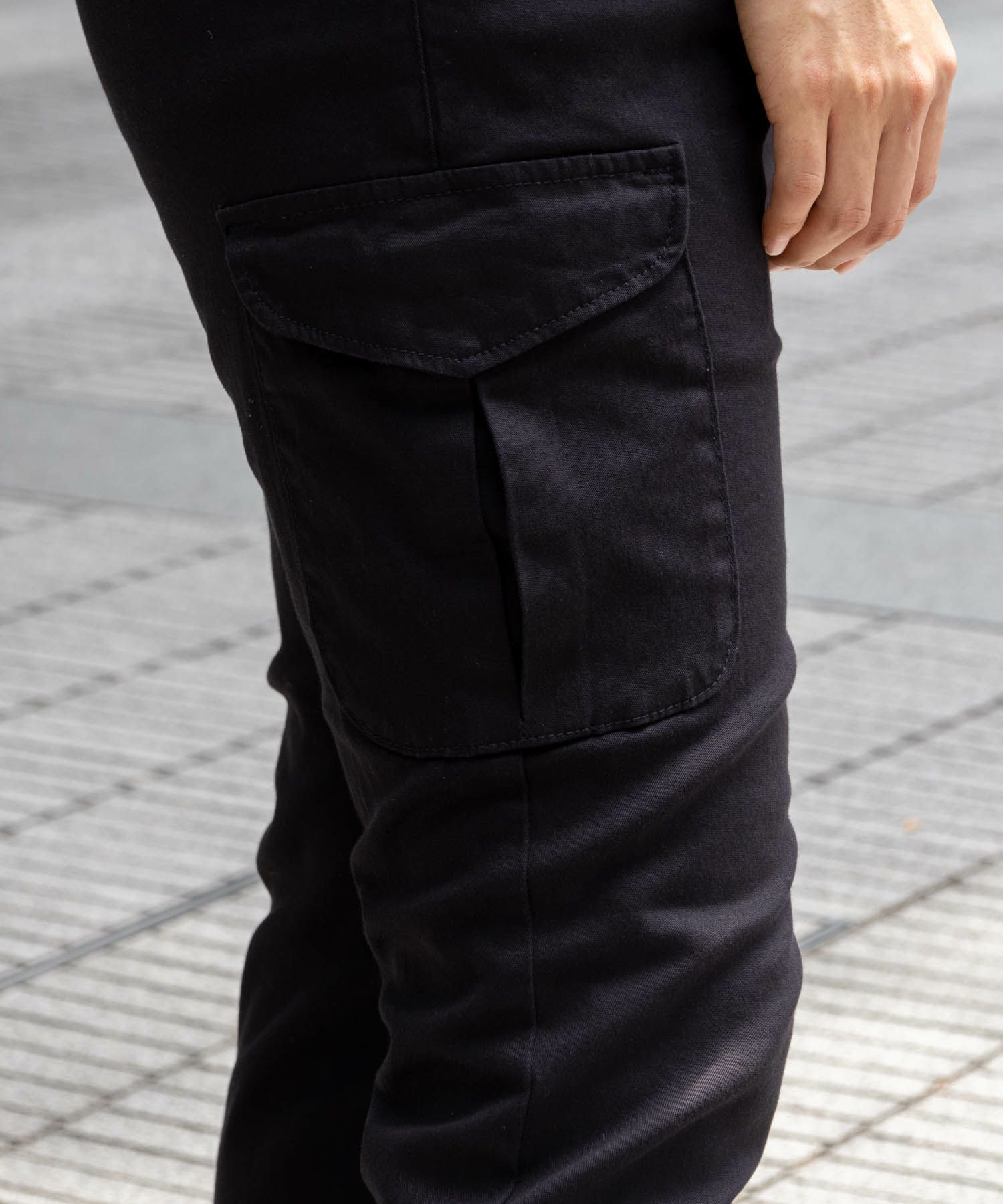 EDWIN ZED JEANS スリムカーゴパンツ メンズ