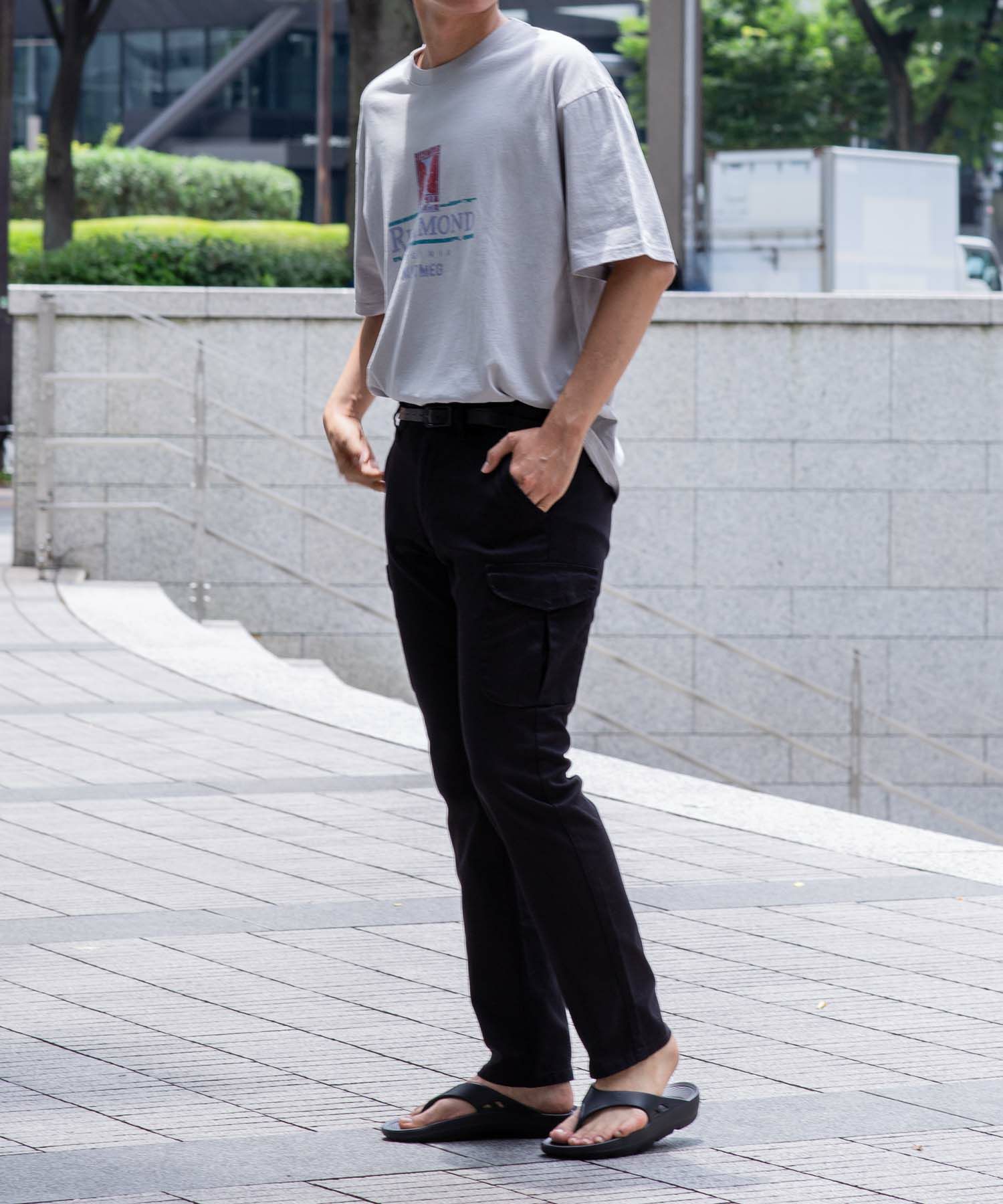 EDWIN ZED JEANS スリムカーゴパンツ メンズ