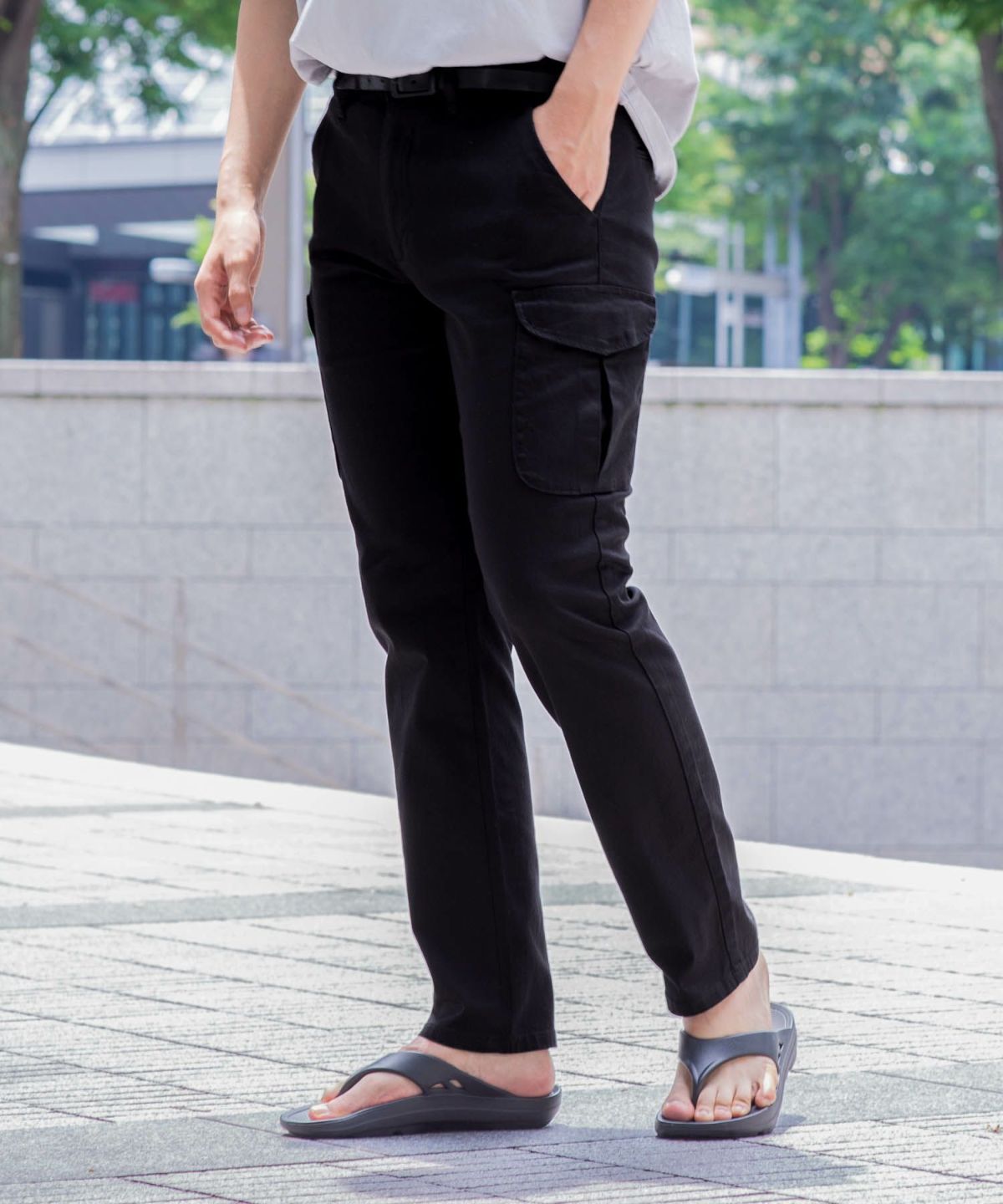 EDWIN ZED JEANS スリムカーゴパンツ メンズ