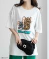 Tom and Jerry サガラ刺繍Tシャツ レディース ネコポス 対応商品