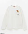 Tom and Jerry ポケット付きプリント長袖Tシャツ キッズ ネコポス 対応商品