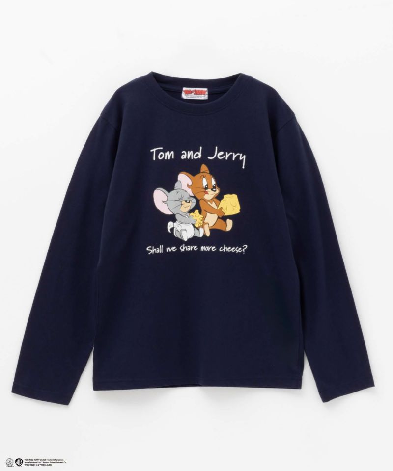 Tom and Jerry プリントTシャツ キッズ ネコポス 対応商品商品画像-1