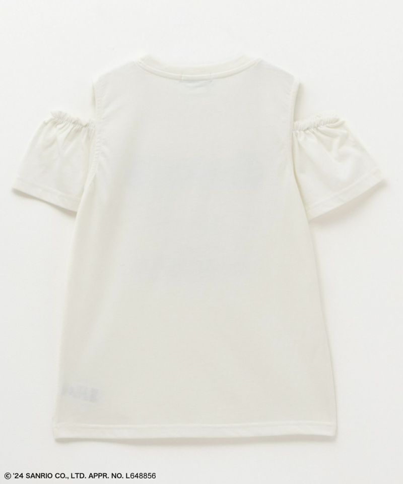 サンリオキャラクターズ シナモロール 肩あきTシャツ キッズ ネコポス 対応商品商品画像-2