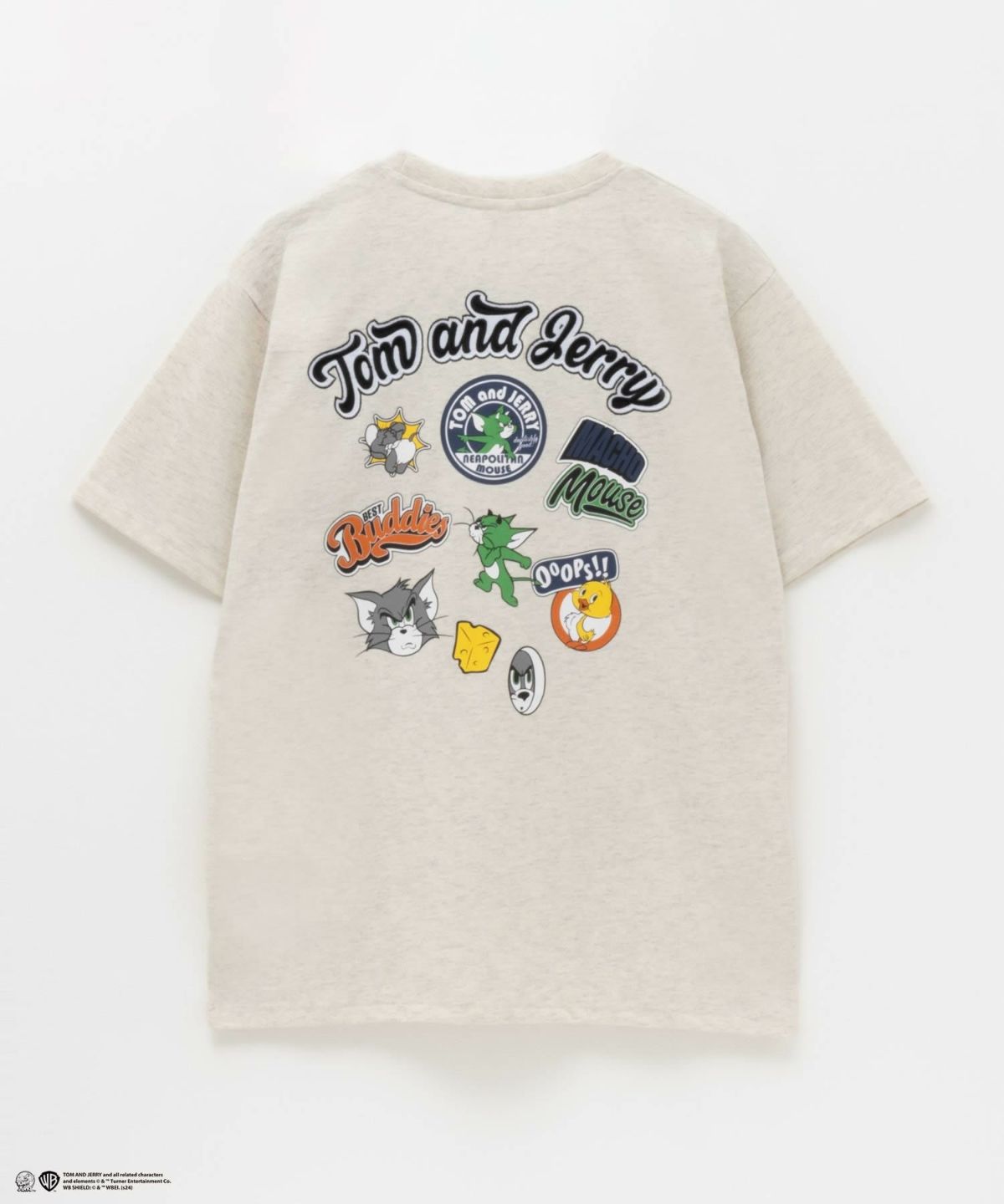 Tom and Jerry バックプリントTシャツ メンズ ネコポス 対応商品