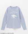 サンリオキャラクターズ シナモロール プリント長袖Tシャツ キッズ ネコポス 対応商品