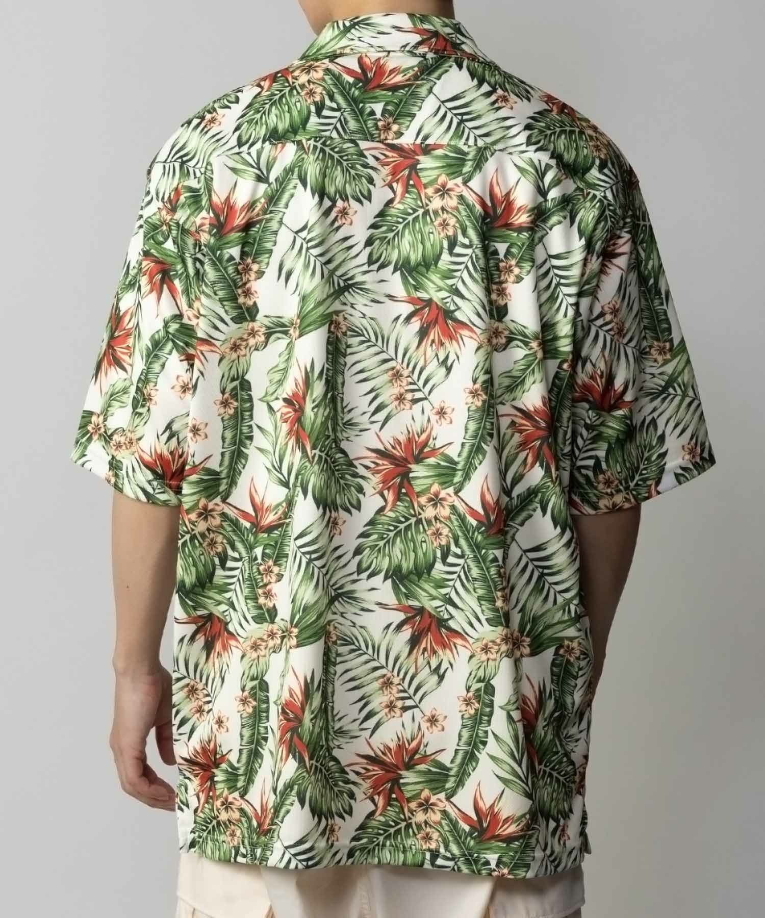 NAVY SARARI  メッシュアロハシャツアンサンブル メンズ商品サムネイル-8