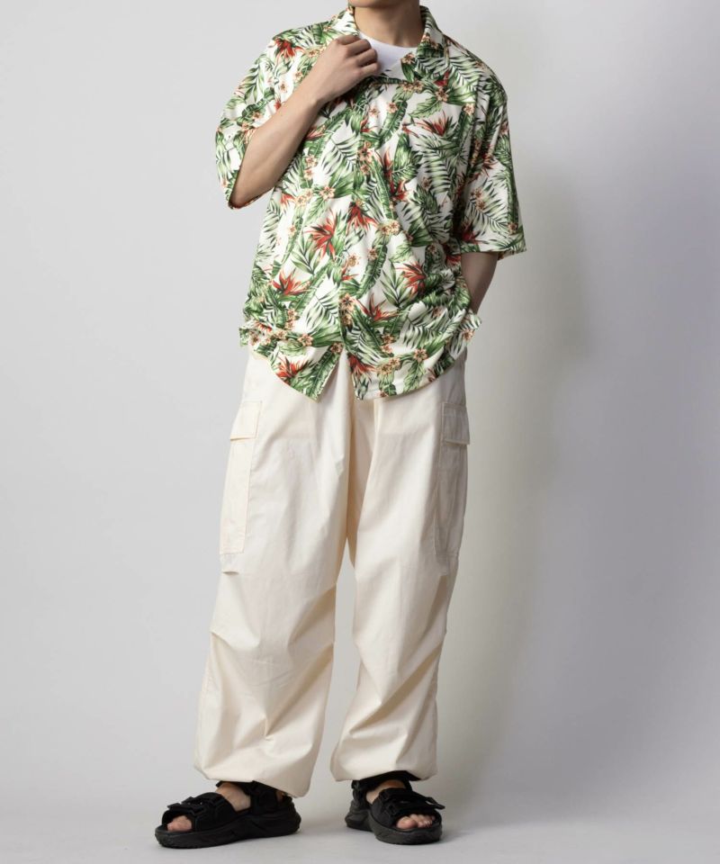 NAVY SARARI  メッシュアロハシャツアンサンブル メンズ商品画像-9