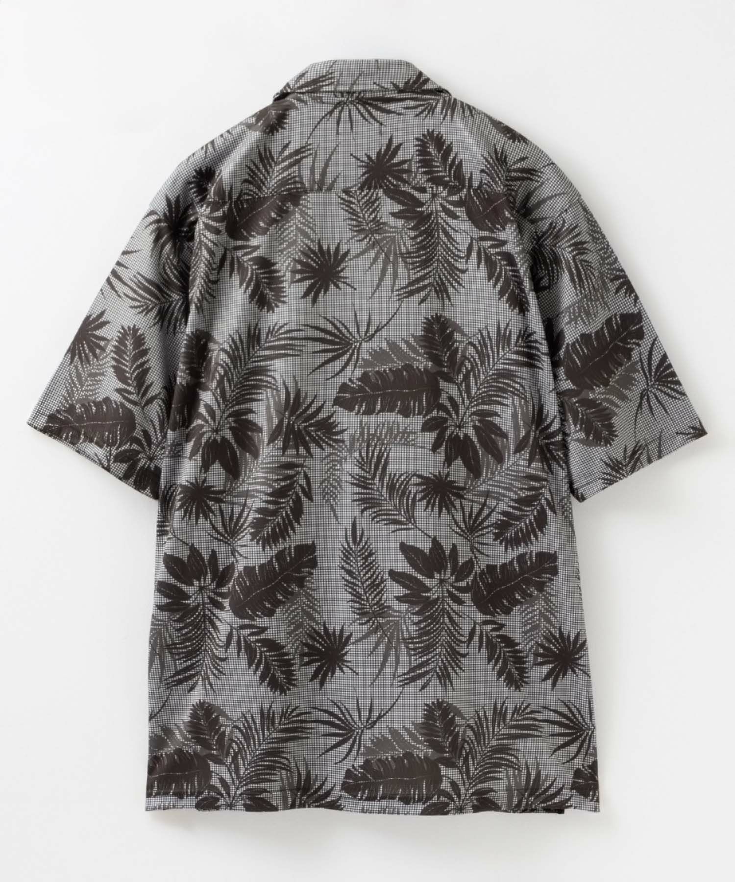 NAVY SARARI メッシュアロハシャツアンサンブル メンズ