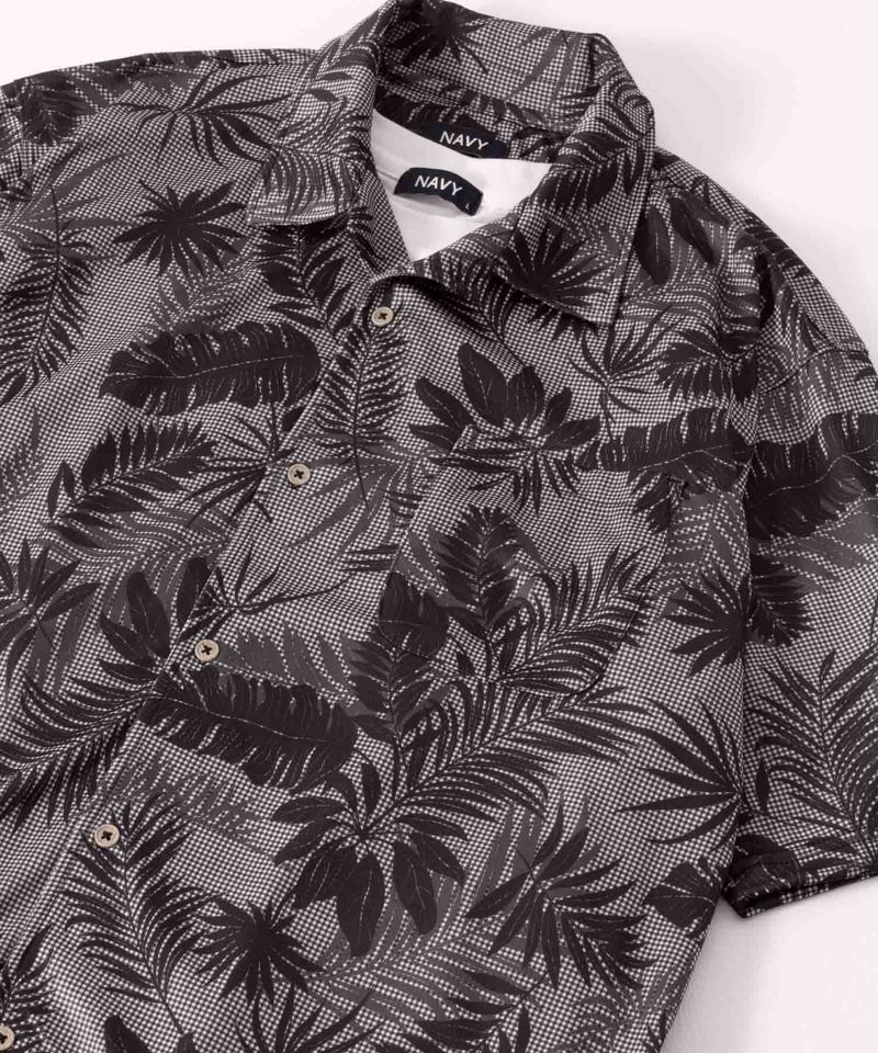 NAVY SARARI  メッシュアロハシャツアンサンブル メンズ商品画像-27